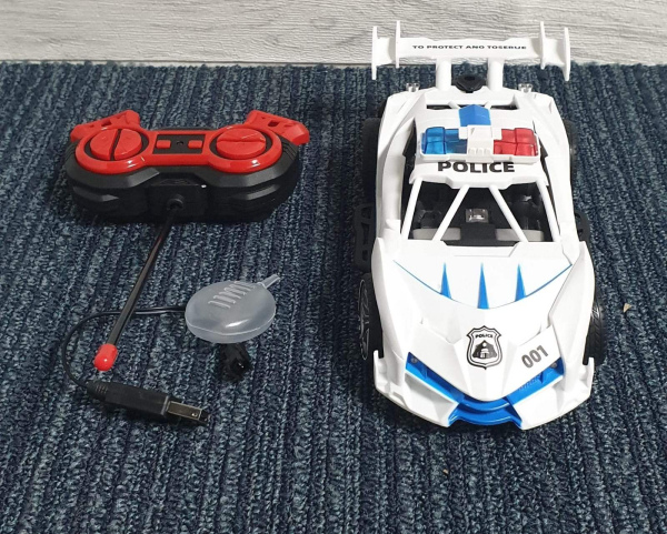 CARRO DE POLICIA DE JUGUETE DE CONTROL REMOTO