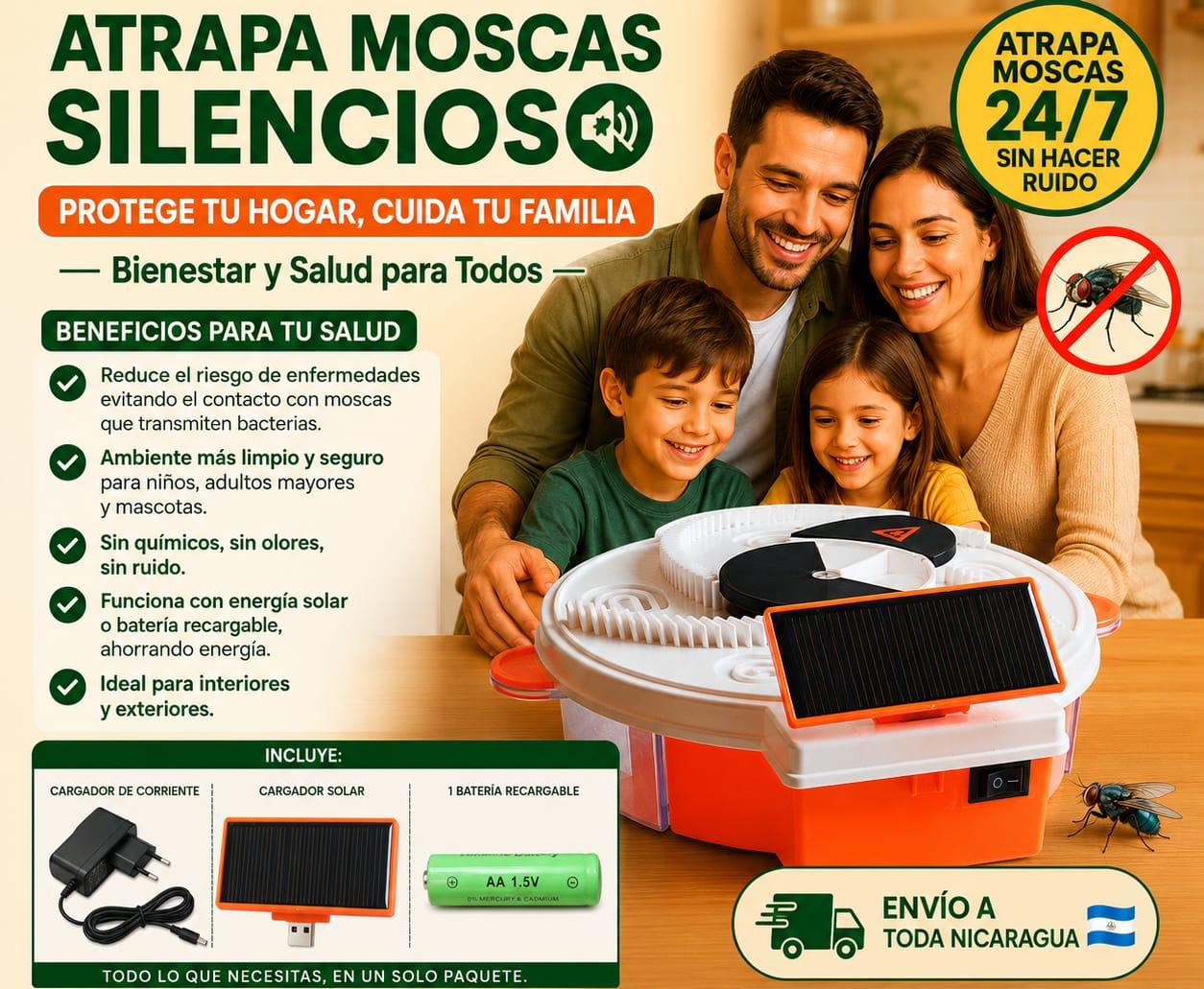 Atrapa Moscas Silencioso